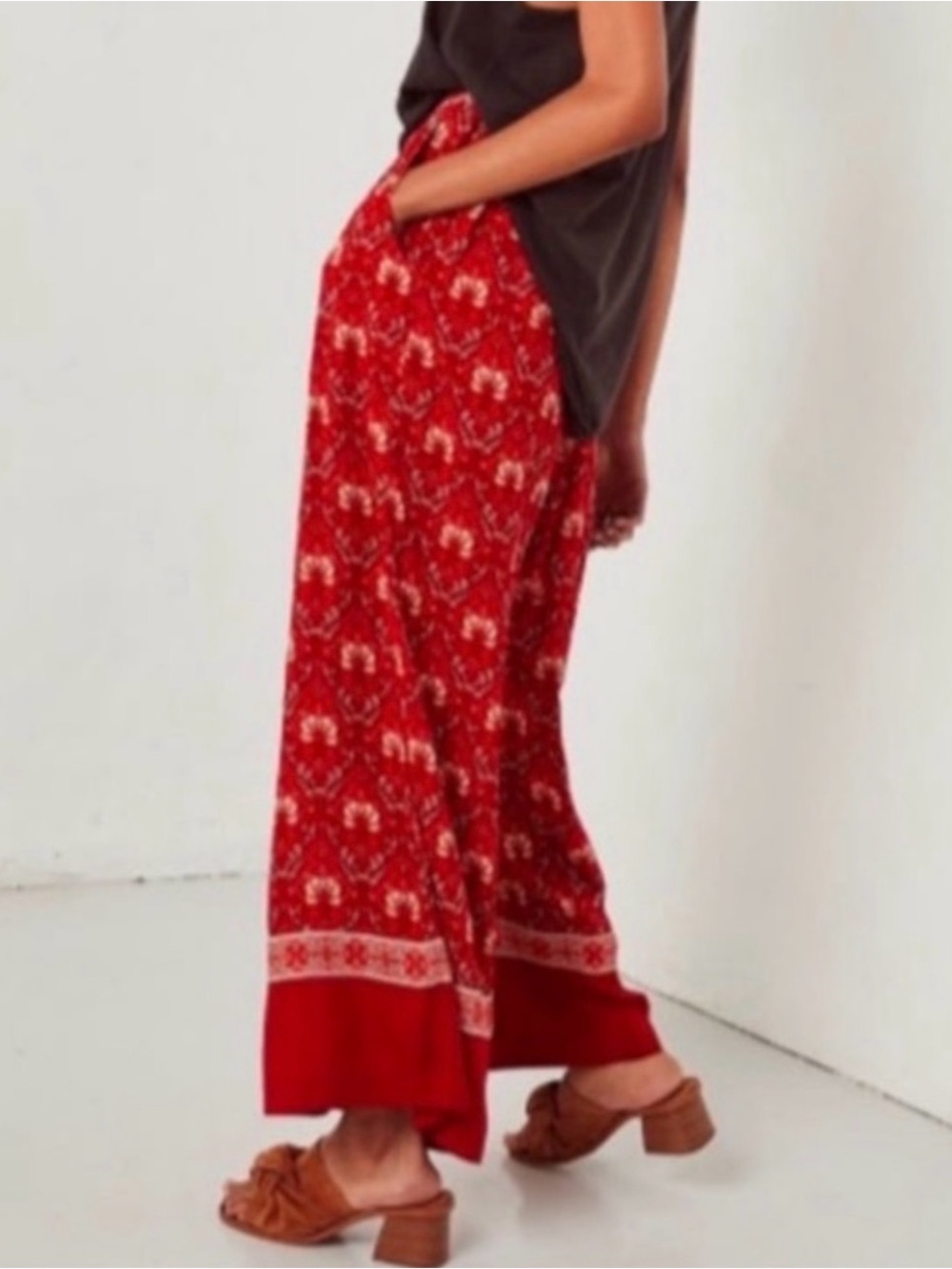 Spell & The Gypsy Jewel Palazzo Pant In Copper - Women's Medium - Paisley